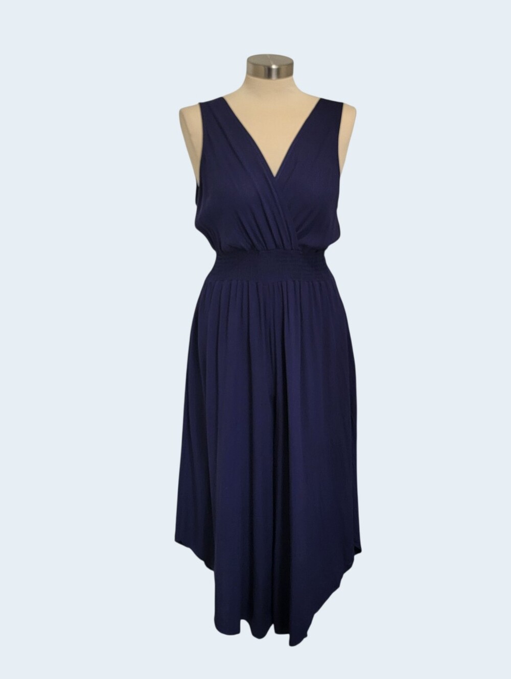 Mahina Navy Cropped Jumpsuit